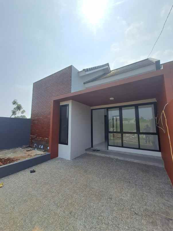 rumah modern minimalis lokasi nyaman di sawangan depok