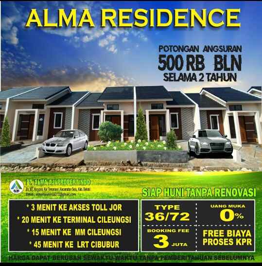 rumah perumahan alma residence