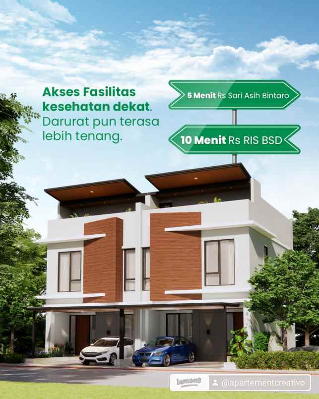 rumah strategis tangsel dekat stasiun