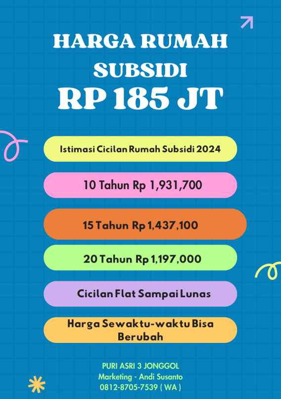 rumah subsidi sekali lihat langsung jatuh cinta