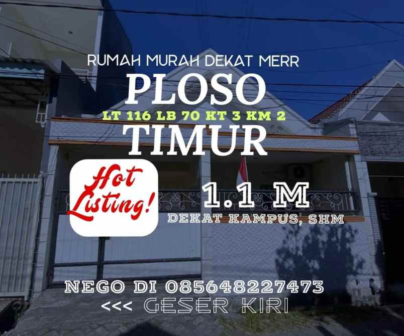 rumah terawat ploso kenjeran surabaya utara