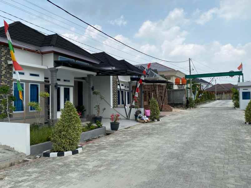 rumah type 60 cluster di jalan melati pekanbaru