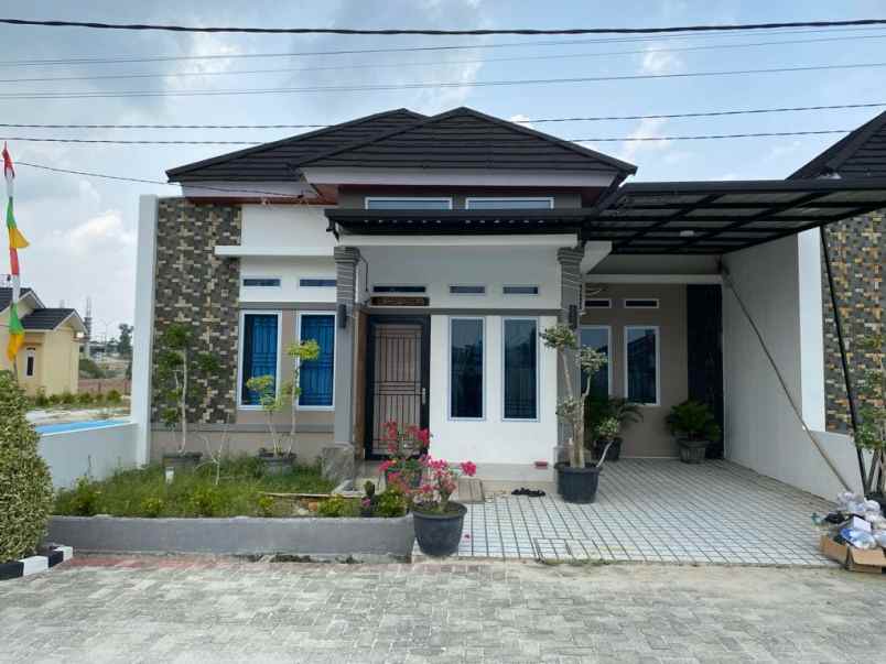 rumah type 60 cluster di jalan melati pekanbaru