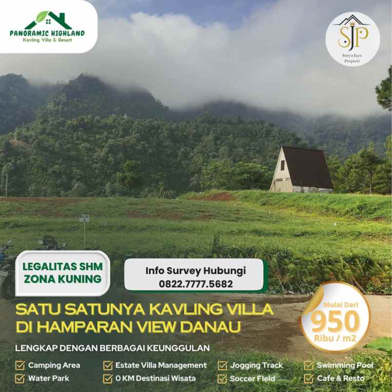 tanah kavling panoramic highland puncak 2 bogor