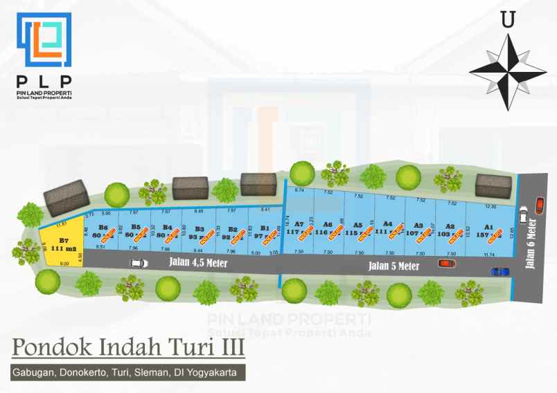 tanah murah area palagan cocok untuk hunian atau usaha