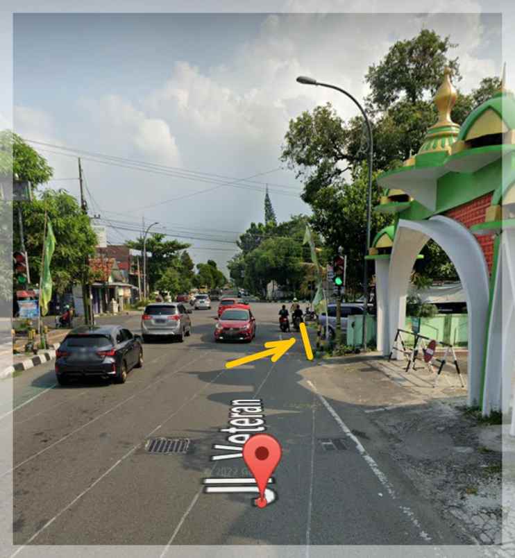 tanah murah di jalan veteran kota jogja