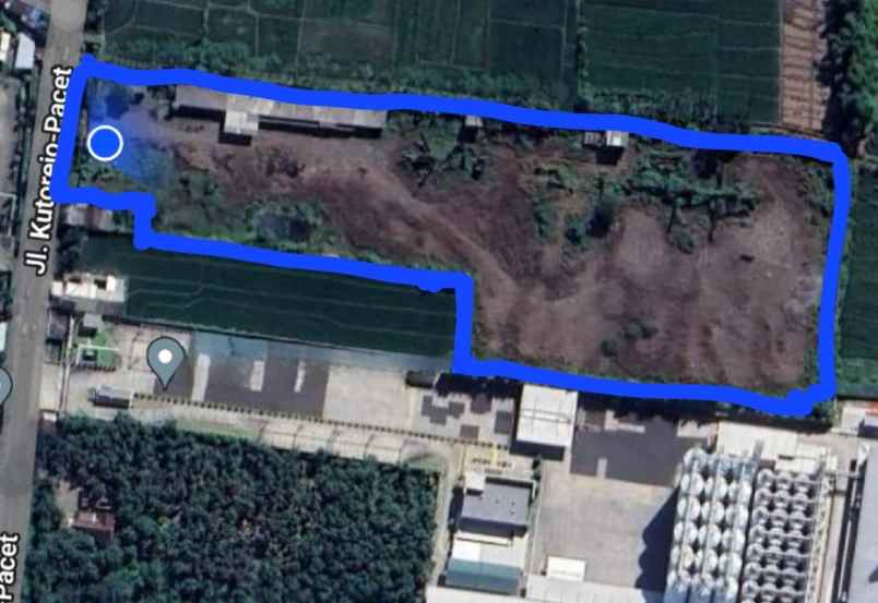 tanah siap bangun nol jalan raya kabupaten mojokerto