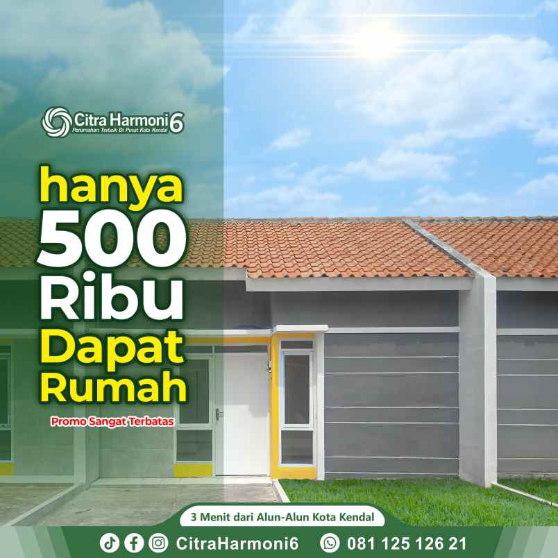 500 ribu all in rumah subsidi kota kendal