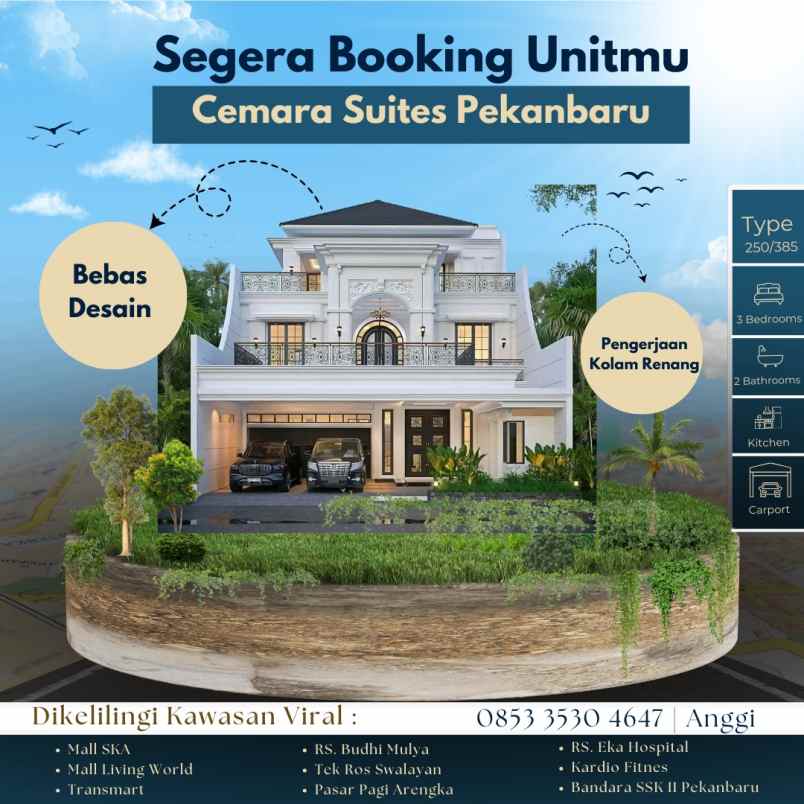 cemara suites pekanbaru dikelilingi kawasan viral