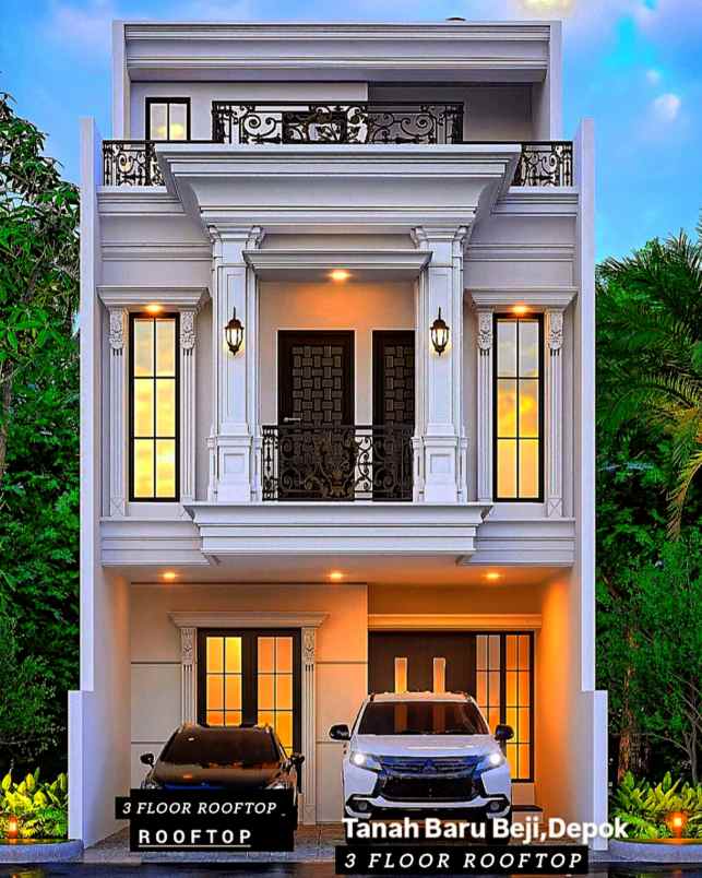 cluster dalam komplek besar at tanah baru beji depok