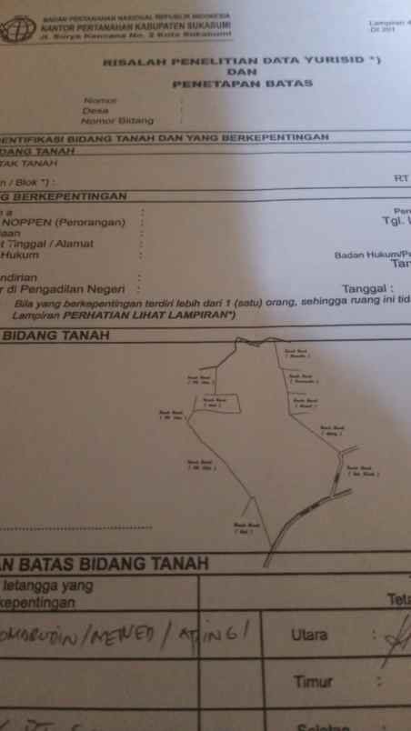 dijhal tanah kebjn di nagrak cibadak sukabumj