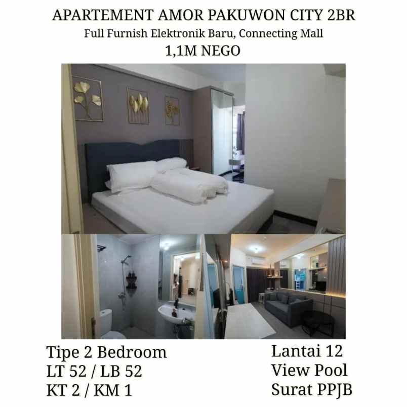 dijual apartemen apartemen amor