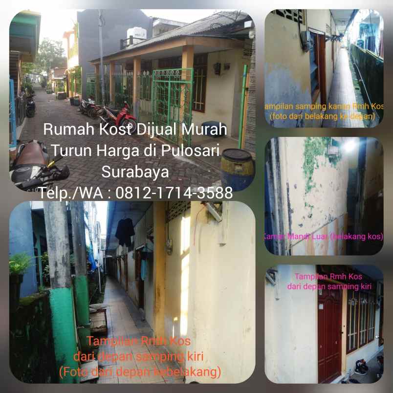 dijual kost pulosari surabaya