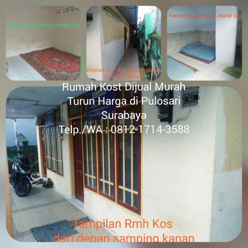 dijual kost pulosari surabaya