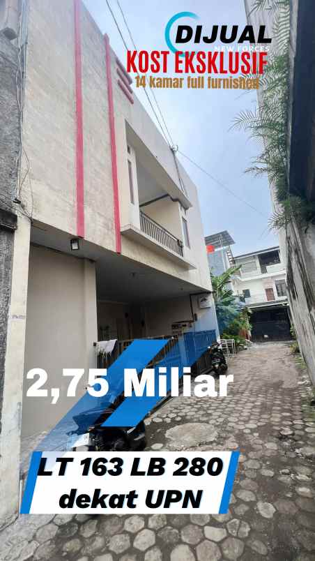 dijual kost wahid hasyim