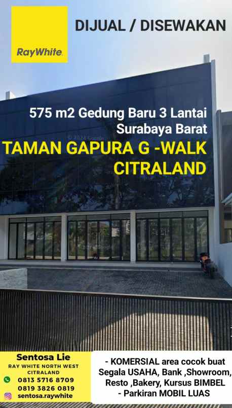 dijual ruko gudang kantor jalan niaga gapura gwalk