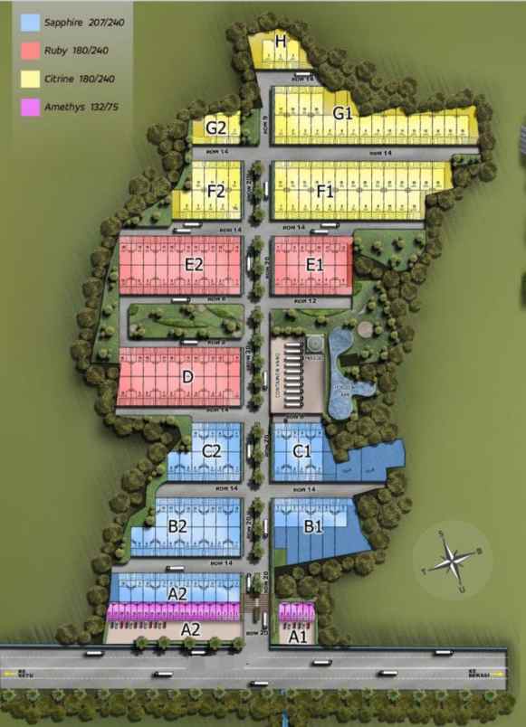 dijual ruko gudang kantor jl sumur batu kelurahan