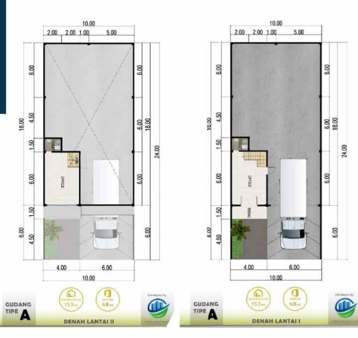 dijual ruko gudang kantor jl sumur batu kelurahan