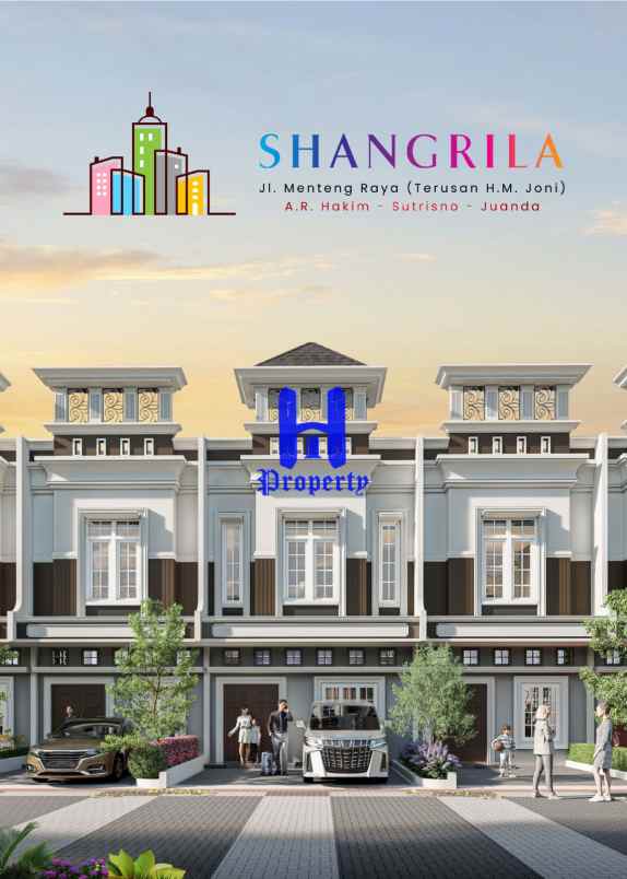 dijual ruko gudang kantor komplek shangrila jalan