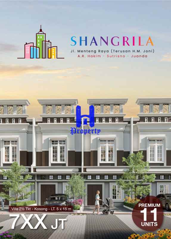 dijual ruko gudang kantor komplek shangrila jalan