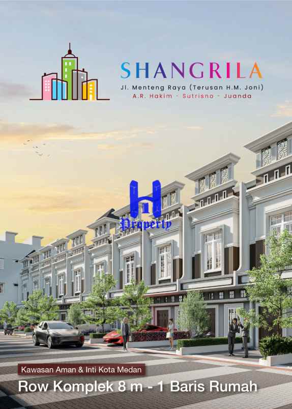 dijual ruko gudang kantor komplek shangrila jalan