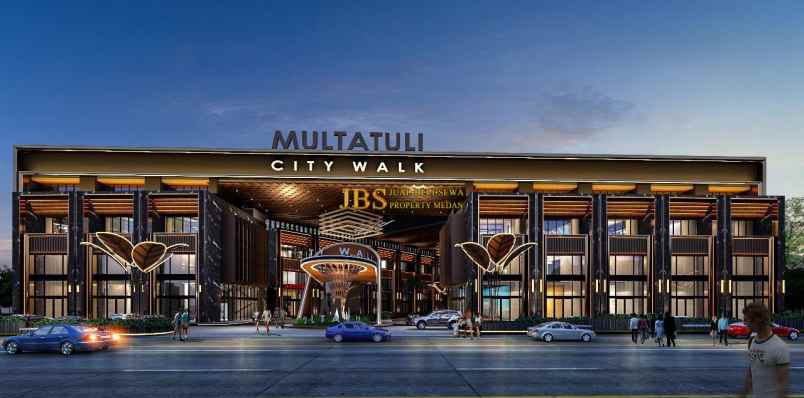 dijual ruko gudang kantor multatuli city walk