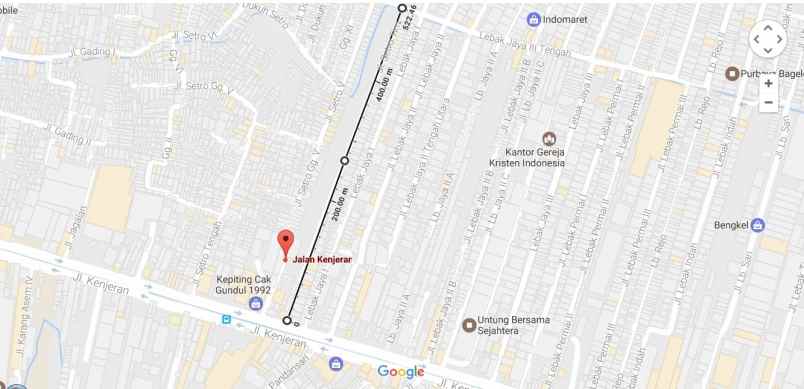 dijual ruko gudang kantor raya kenjeran