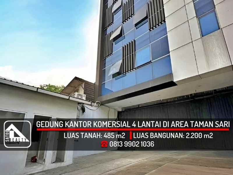 dijual ruko gudang kantor taman sari jakarta barat