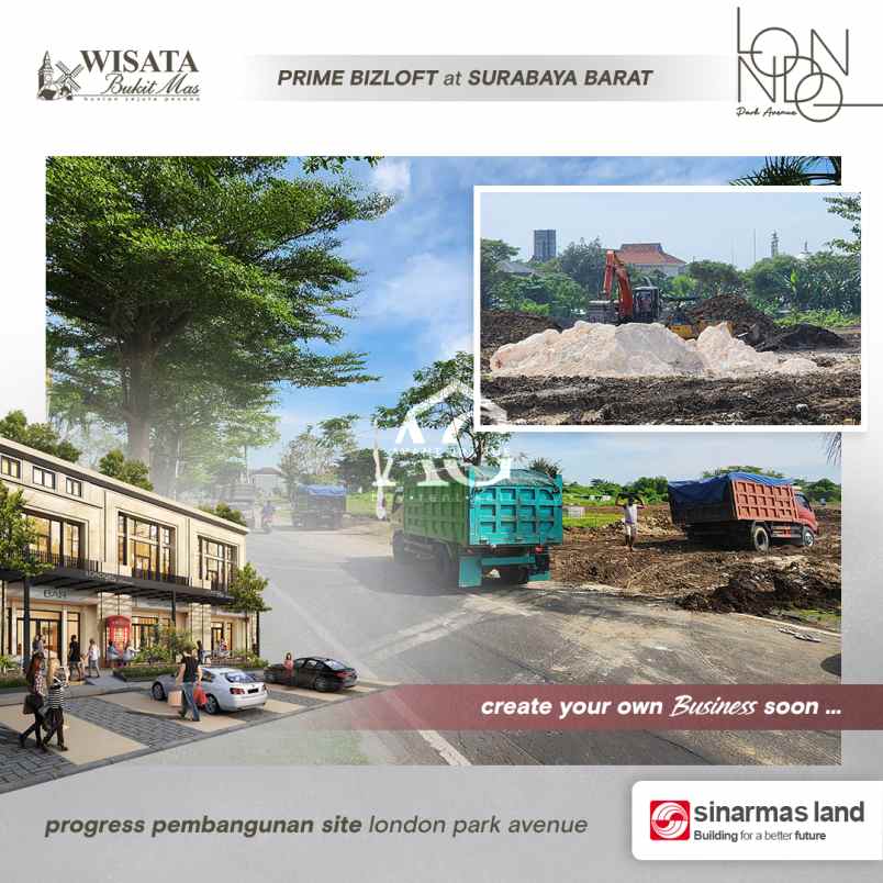 dijual ruko london park avenue