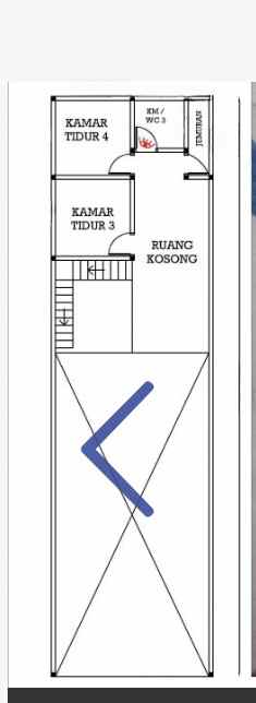 dijual rumah 2 lantai kupang jaya surabaya barat