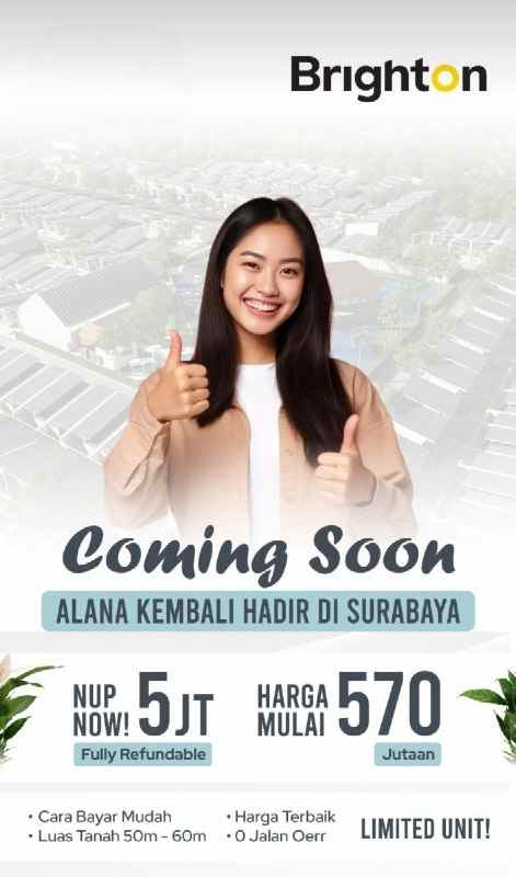 dijual rumah alana medokan ayu