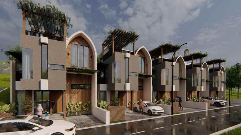 dijual rumah asri 2 5 lantai di cicalengka