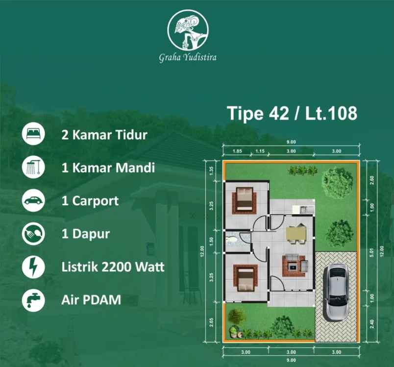 dijual rumah balecatur gamping sleman