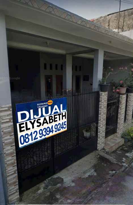 dijual rumah bangun cipta sarana