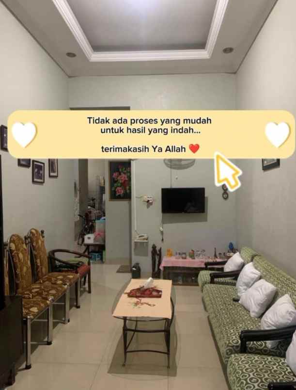 dijual rumah bangun cipta sarana