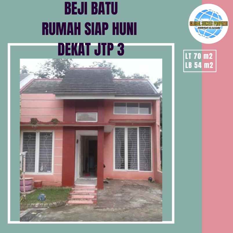 dijual rumah beji