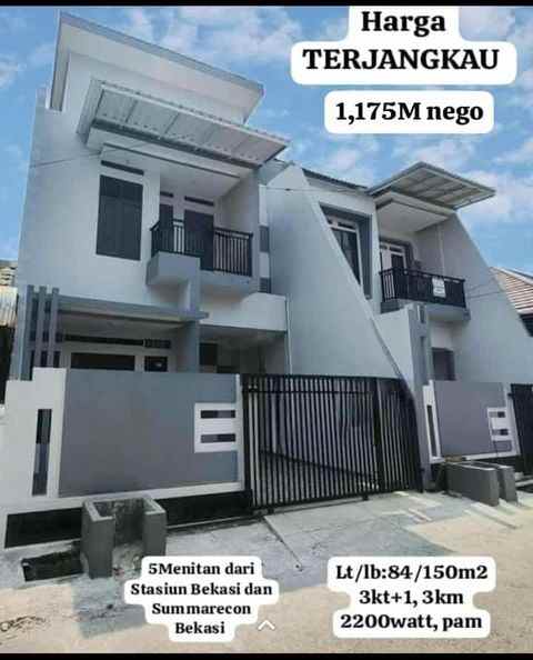 dijual rumah bekasi jaya indah