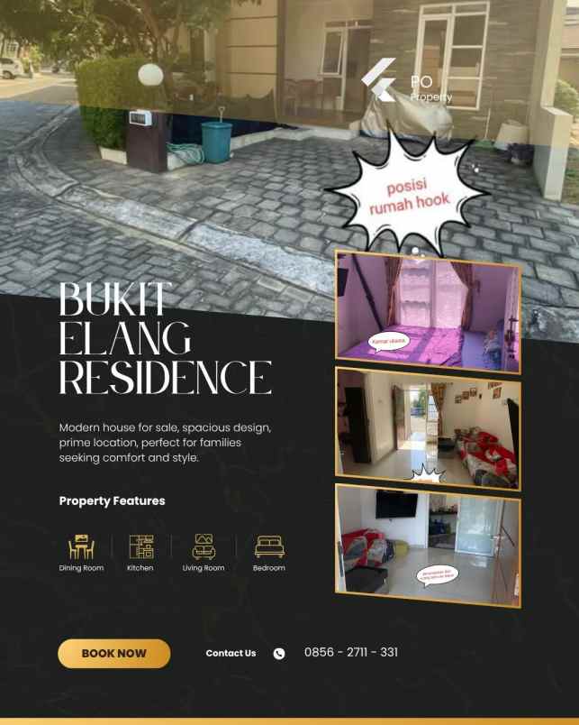 dijual rumah bukit elang residence