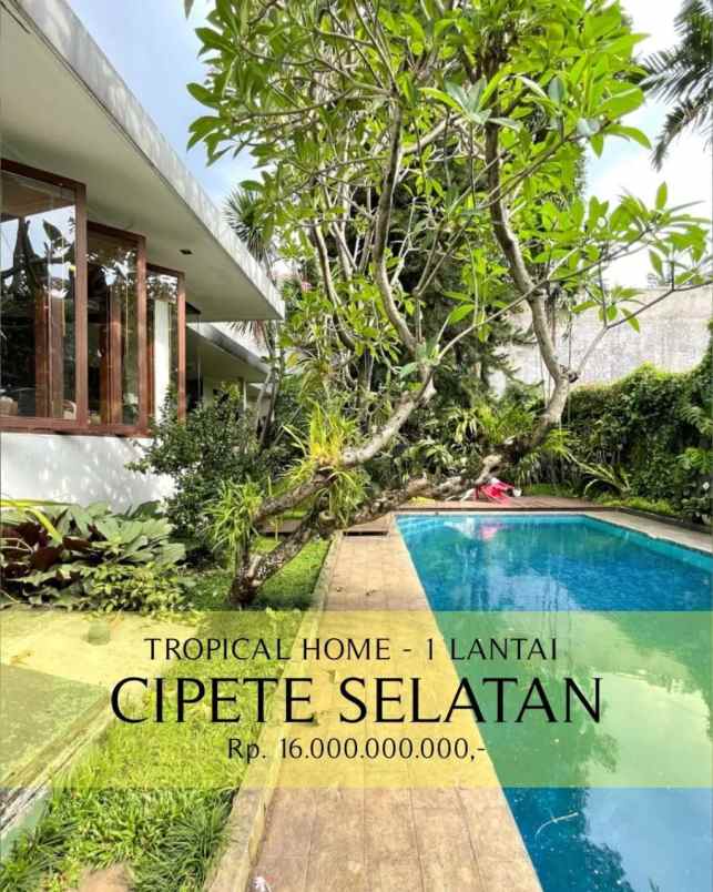 dijual rumah cipete