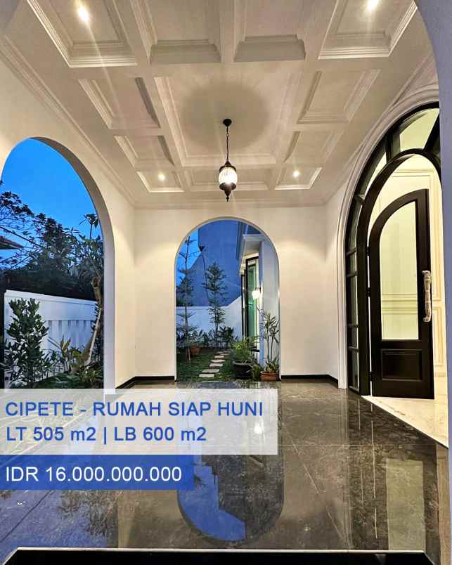 dijual rumah cipete cilandak jakarta