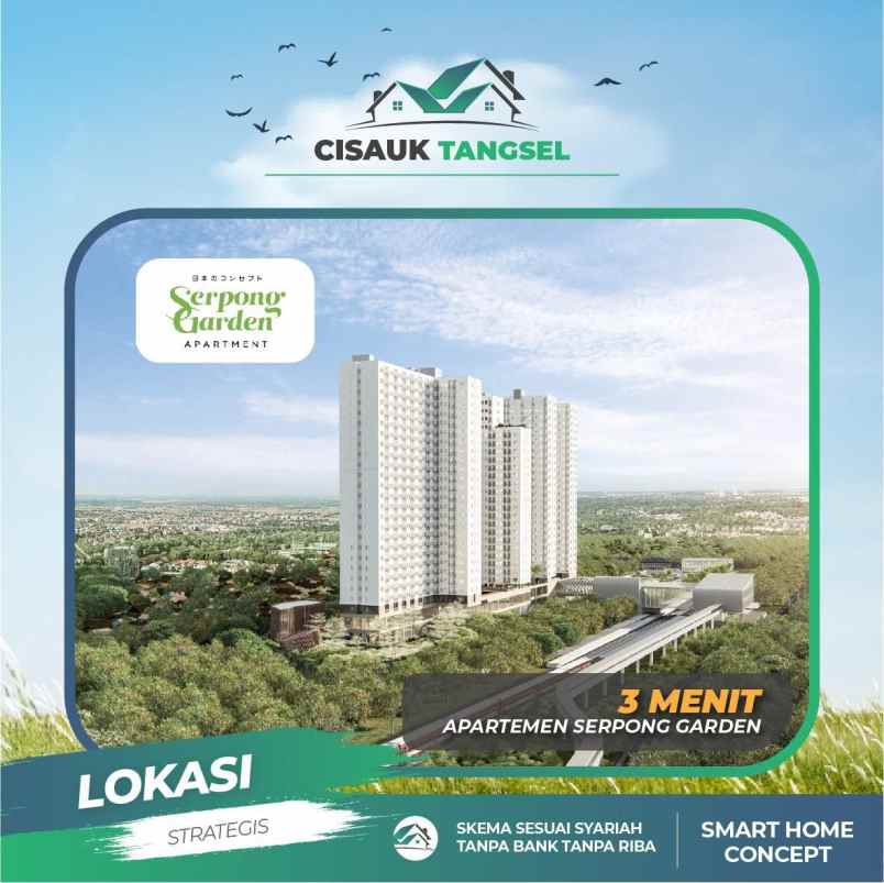 dijual rumah cisauk bsd