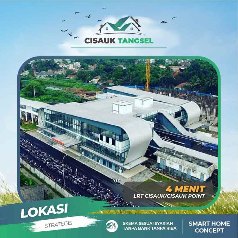 dijual rumah cisauk bsd