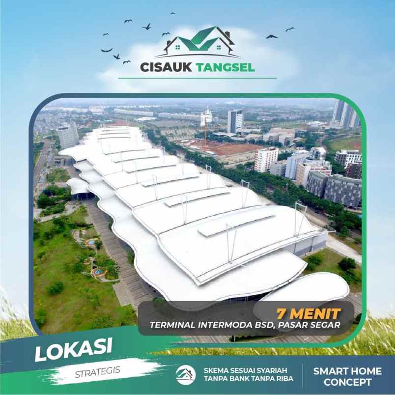 dijual rumah cisauk bsd