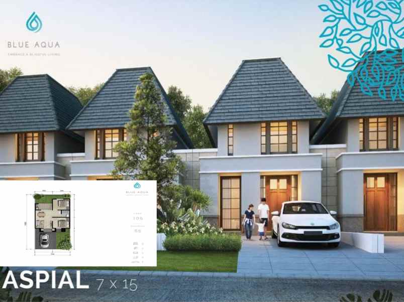 dijual rumah citraland blue aqua