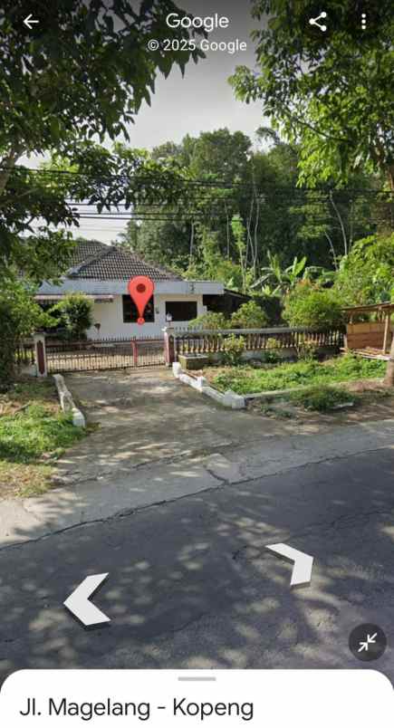 dijual rumah di pinggir jalan raya magelang kopeng