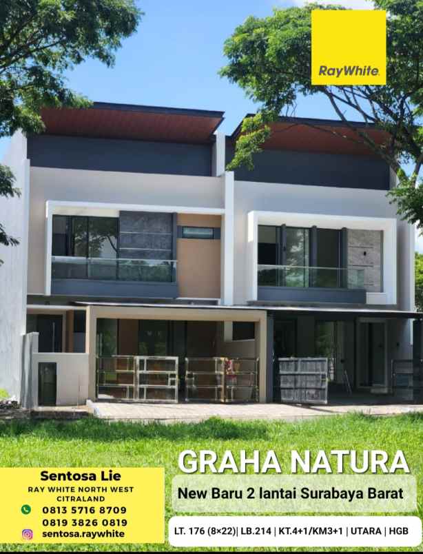 dijual rumah graha natura