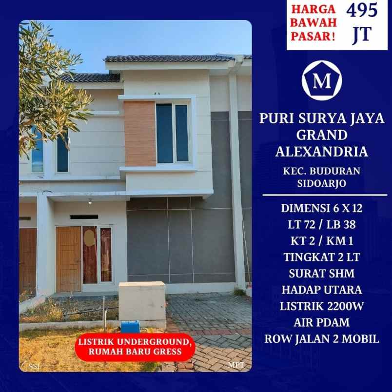 dijual rumah grand alexandria