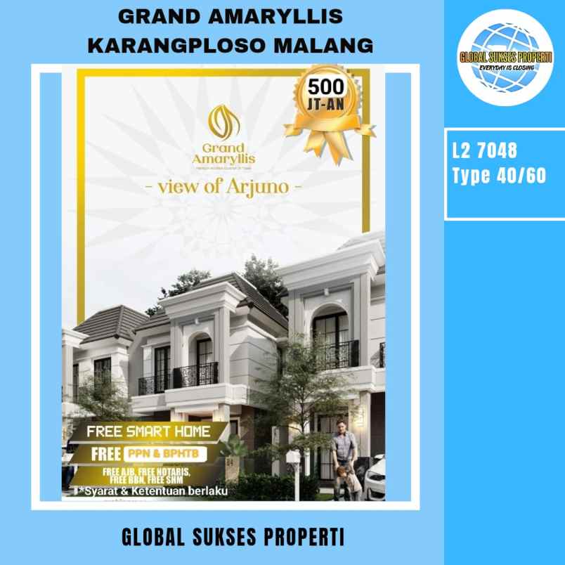 dijual rumah grand amarylis tegalgondo