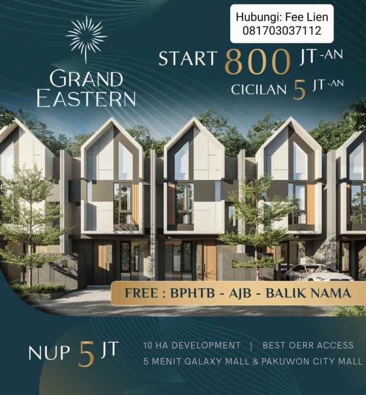 dijual rumah grand eastern