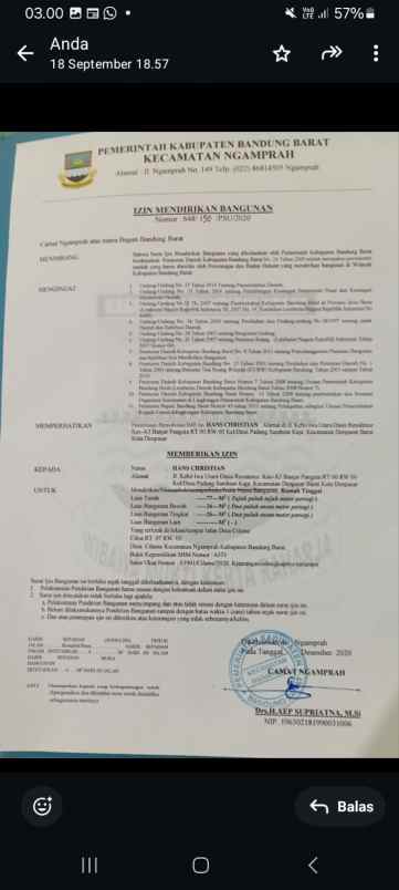 dijual rumah grand milenia regency